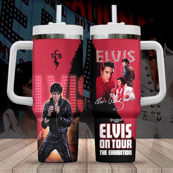 Elvis Presley 40oz Stanley Tumbler - HUANNM 5176