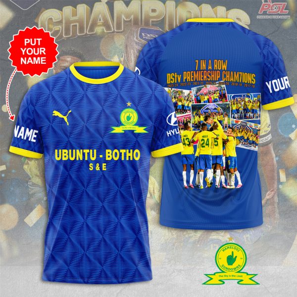 Personalized Mamelodi Sundowns F.C. 3D Apparel - HUANNM 4966
