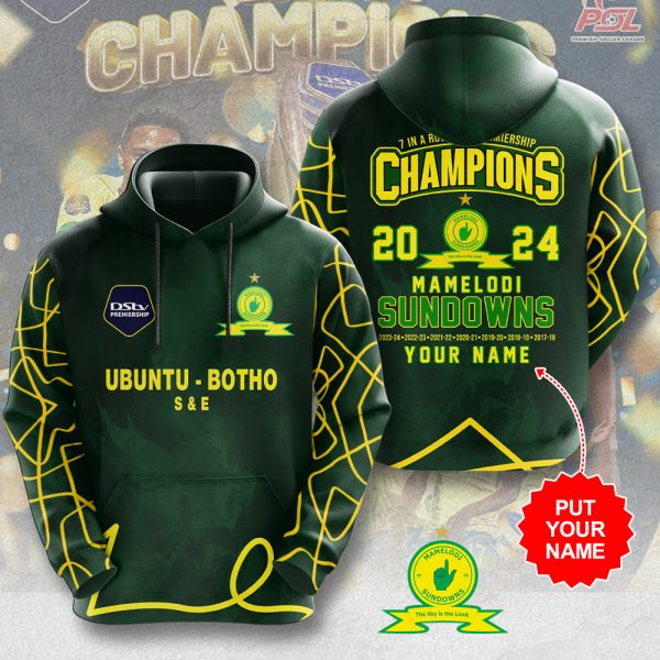 Personalized Mamelodi Sundowns F.C. 3D Apparel - HUANNM 4968