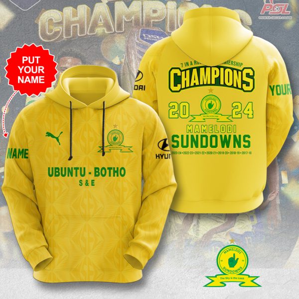 Personalized Mamelodi Sundowns F.C. 3D Apparel - HUANNM 4964