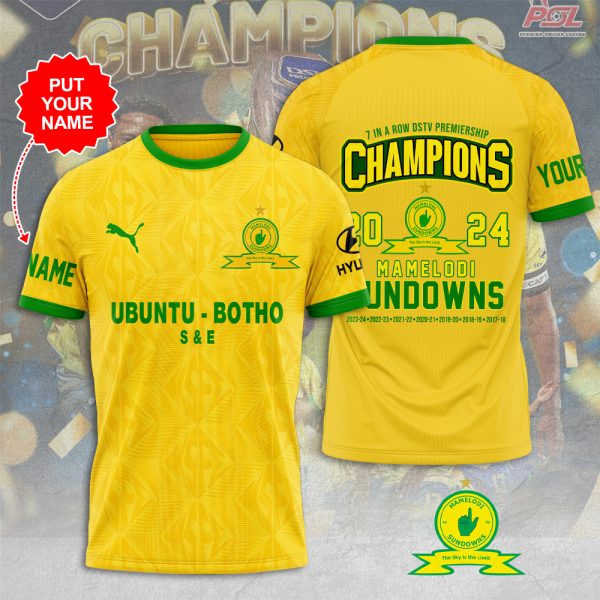 Personalized Mamelodi Sundowns F.C. 3D Apparel - HUANNM 4964