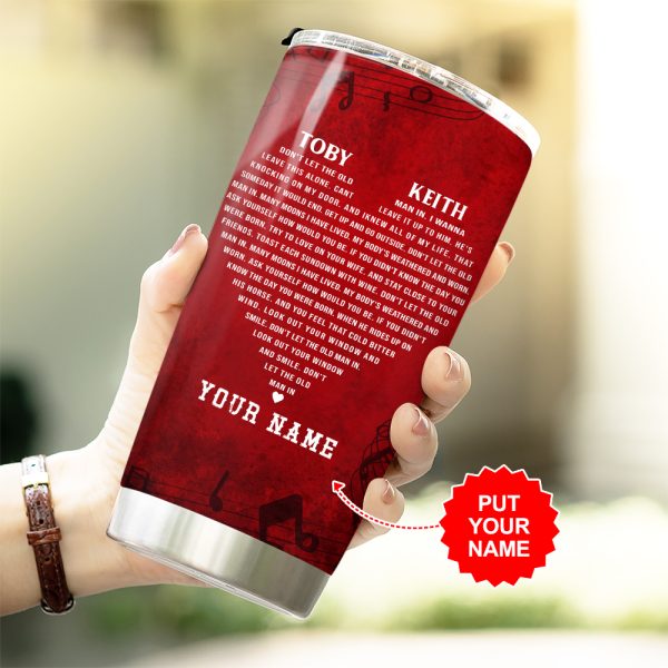 Personalized Toby Keith Tumbler Cup - HUANNM 4749