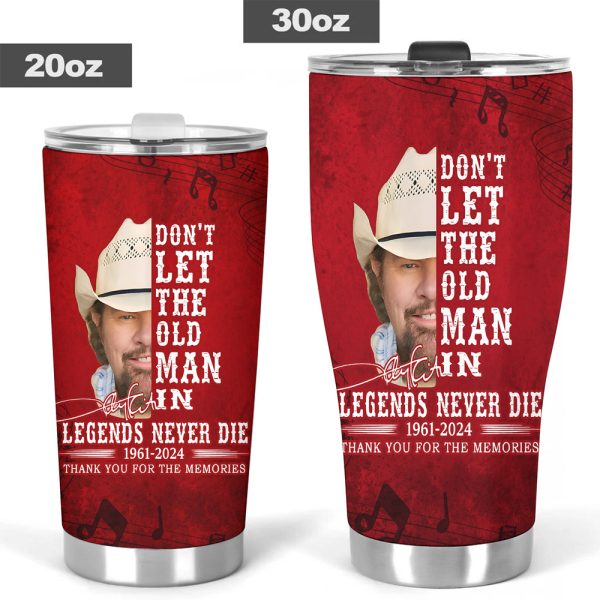 Personalized Toby Keith Tumbler Cup - HUANNM 4749