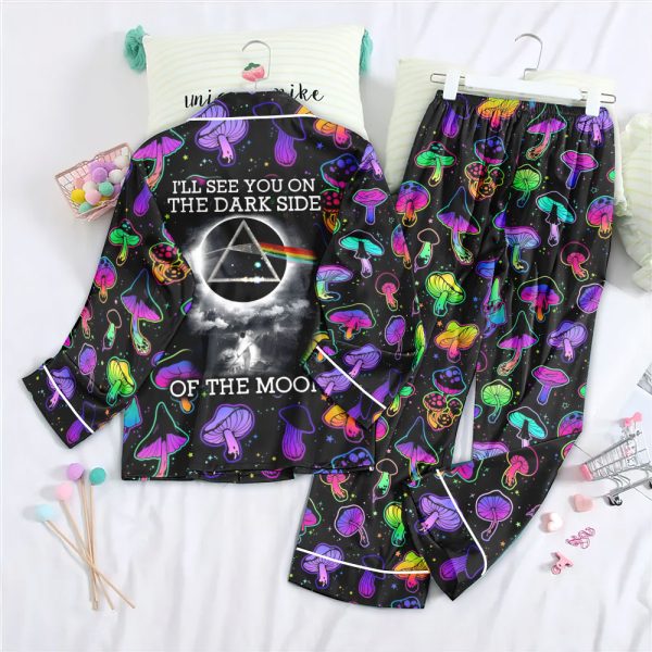 Pink Floyd Button Down Pajamas Set – HUANNM 5130.1
