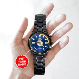 Personalized Real Madrid CF x Rolex Black Stainless Steel Watch - MAITM 6760