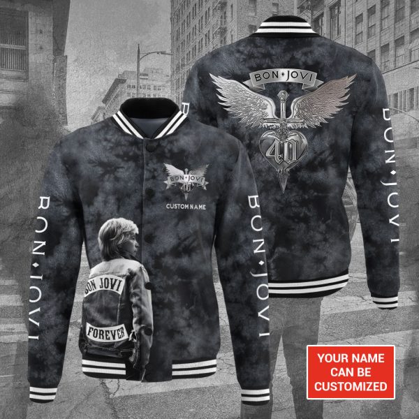 Personalized Bon Jovi Varsity Jacket - TANTN 6215