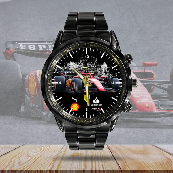 Scuderia Ferrari Black Stainless Steel Watch - HOATT 4803