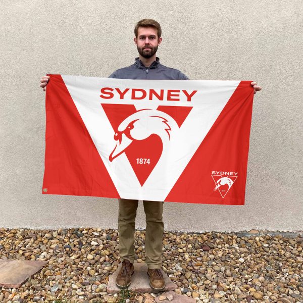 Sydney Swans 3D House Flag - VANDH 2846