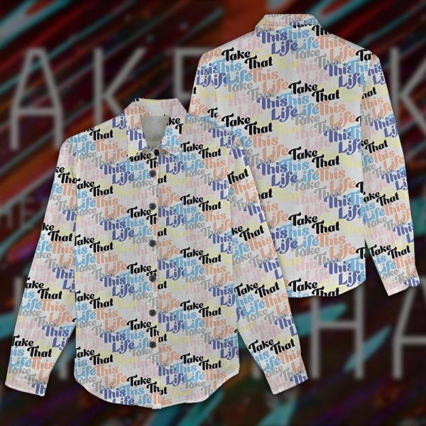Take That Band 3D Linen Shirt - VANDH 2873