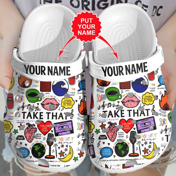 Personalized Take That Band Custom Crocs - VANDH 2881