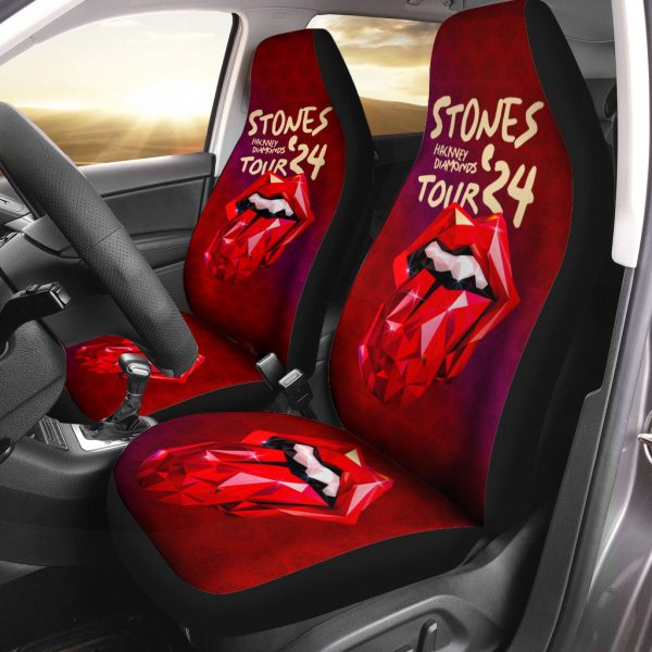 The Rolling Stones 2PCS Car Seat Cover - MAITM 6628