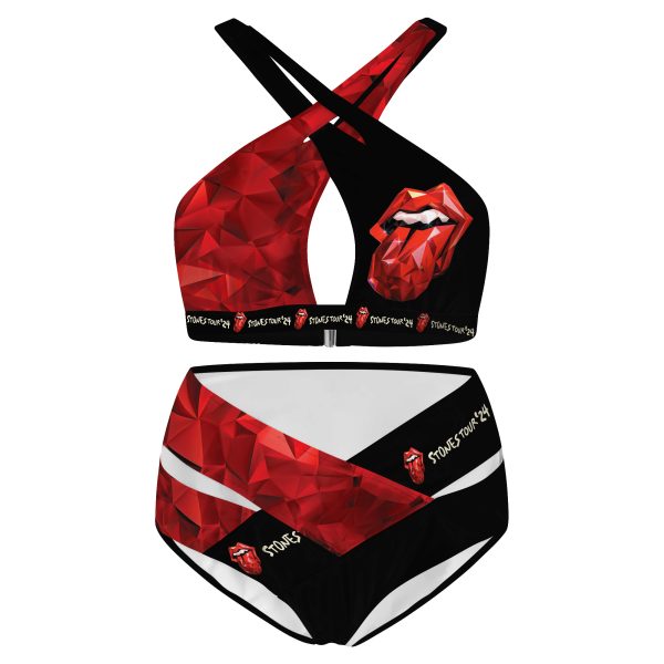 The Rolling Stones 3D Criss Cross Swimsuit - MAITM 6734