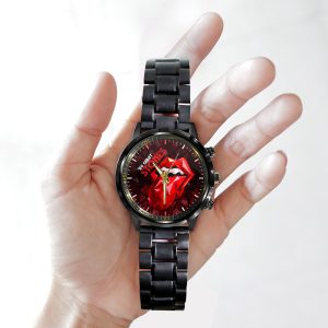 The Rolling Stones Black Stainless Steel Watch - GNE 442