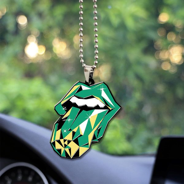 The Rolling Stones Custom Shape 2-sided Acrylic Car Ornament - TANTN 6292