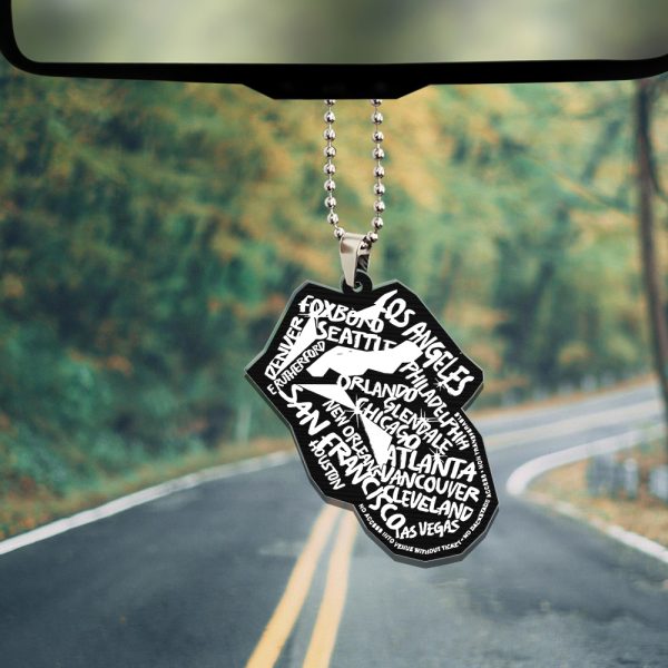 The Rolling Stones Custom Shape 2-sided Acrylic Car Ornament - TANTN 6478