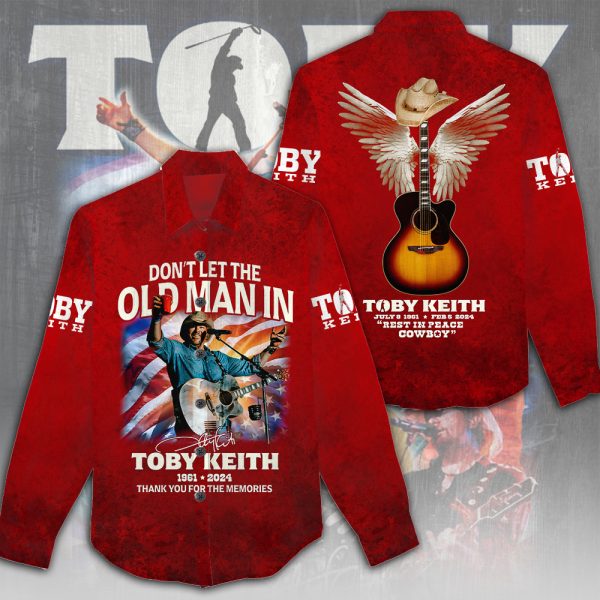 Toby Keith 3D Linen Shirt - HUANNM 5009.1