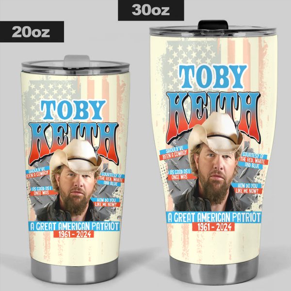 Toby Keith Tumbler Cup - HUANNM 5103