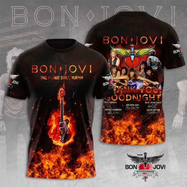 Bon Jovi 3D T-Shirt - HUANNM 4939