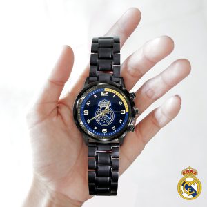 Real Madrid CF Black Stainless Steel Watch - HOATT 5175
