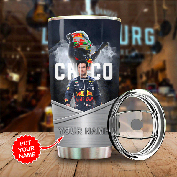 Personalized Red Bull Racing F1 x Sergio Pérez Tumbler Cup - HOATT 5143