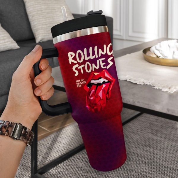 The Rolling Stones 40oz Stanley Tumbler - MAITM 7177