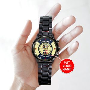 Personalized Club América Black Stainless Steel Watch - MAITM 6972