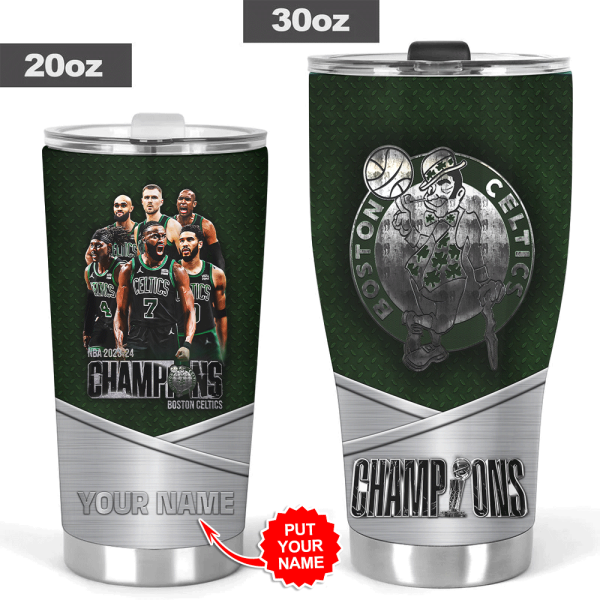 Personalized Boston Celtics Tumbler Cup - HOATT 5233