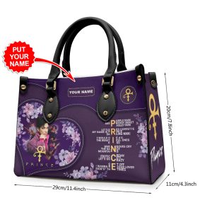 Personalized Prince Leather HandBag - HOATT 5161