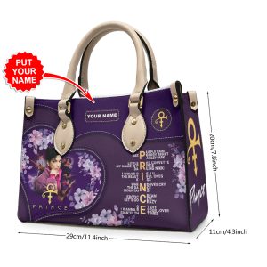Personalized Prince Leather HandBag - HOATT 5161