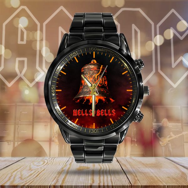 Rock Music Black Stainless Steel Watch - HUANNM 5301