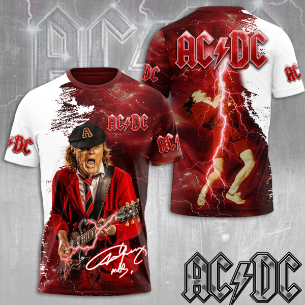 Rock Music X Angus Young 3D Apparel - MAITM 6951
