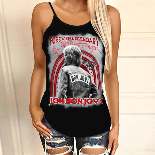 Bon Jovi Criss-Cross Leggings - ANHNV 4731