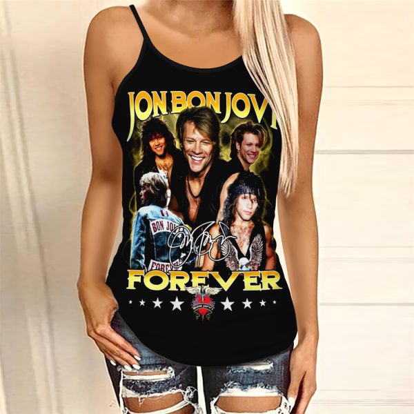 Bon Jovi Criss-Cross Leggings - ANHNV 4732