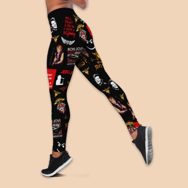 Bon Jovi Criss-Cross Leggings - ANHNV 4732