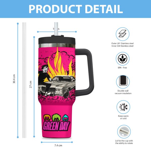 GreenDay 40oz Stanley Tumbler - ANHNV 4771