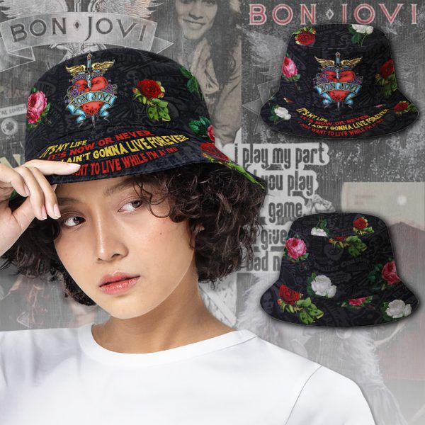 Bon Jovi Bucket Hat - ANHNV 4810