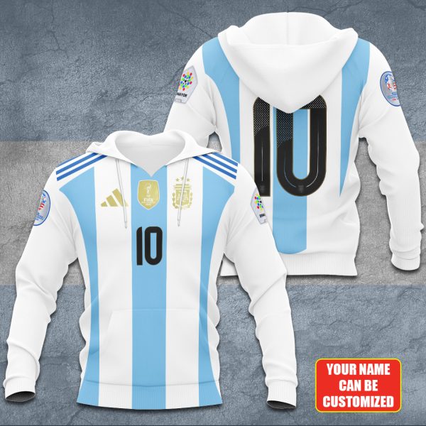 Personalized Argentina National Football Team 3D Apparel - TANTN 7055