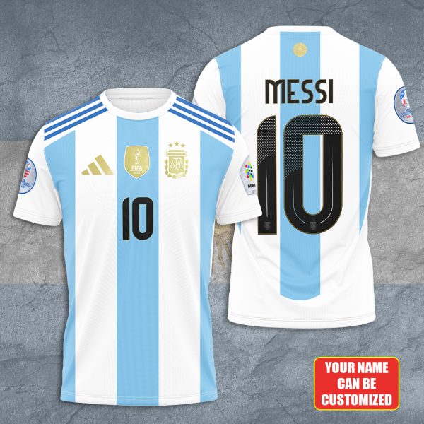 Personalized Argentina National Football Team 3D Apparel - TANTN 7055
