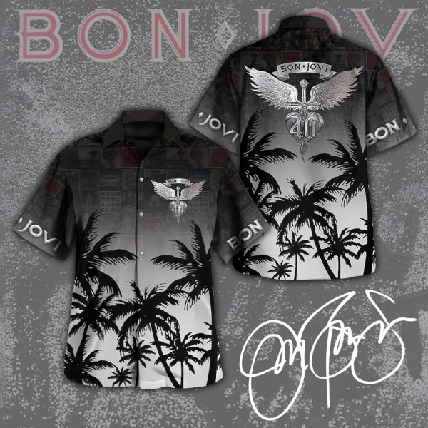 Bon Jovi 3D Hawaii Shirt - MAITM 7093