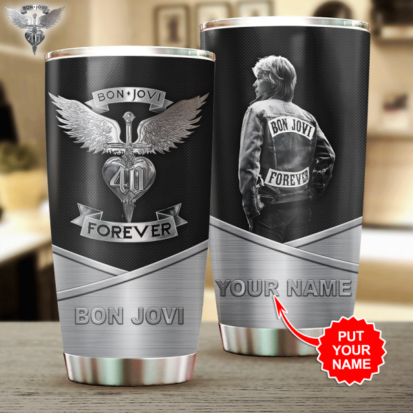 Personalized Bon Jovi Tumbler Cup - HOATT 5253