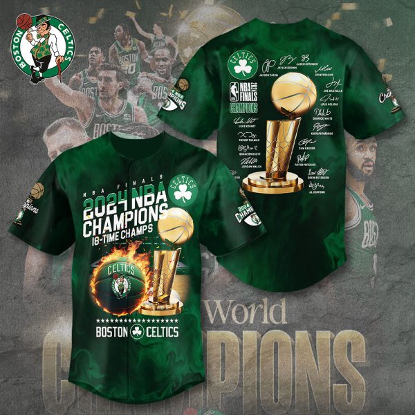 Boston Celtics Baseball Jersey - TANTN 7108