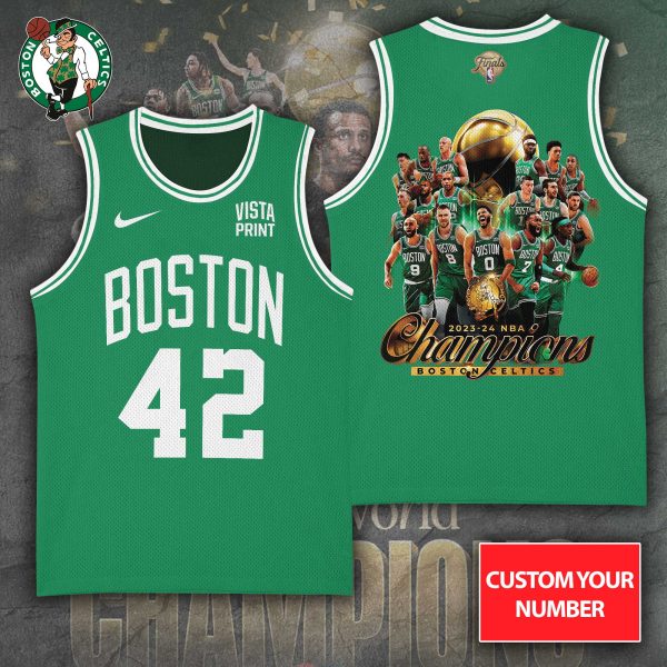 Personalized Boston Celtics Basketball Jersey - TANTN 7061