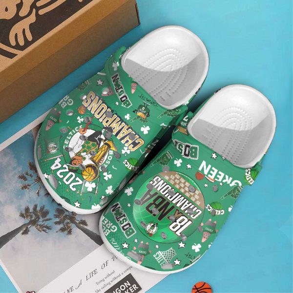 Boston Celtics Custom Crocs - HUANNM 5397.1