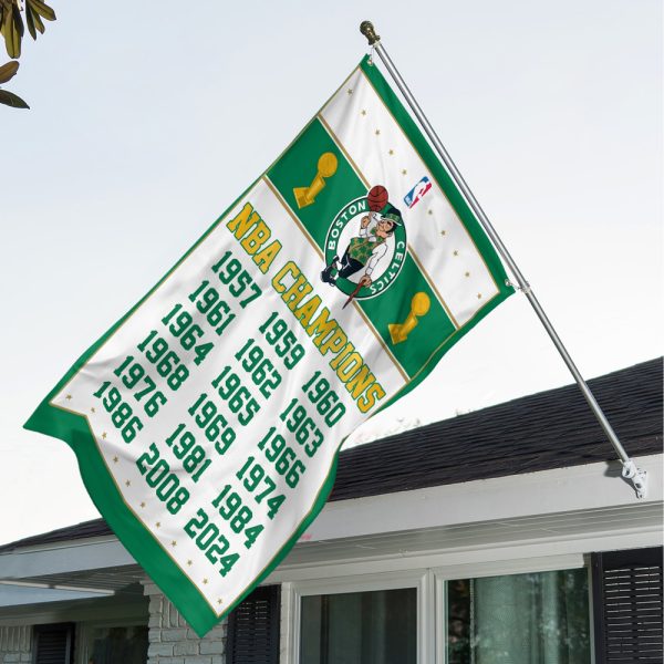 Boston Celtics 3D House Flag - HUANNM 5394