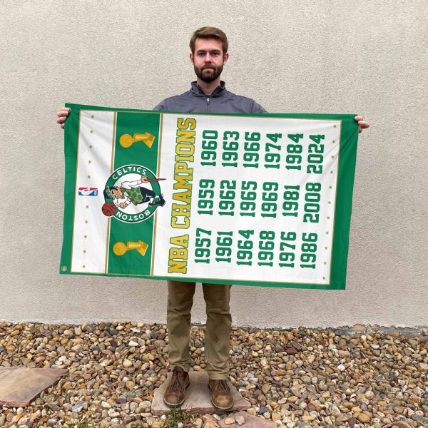 Boston Celtics 3D House Flag - HUANNM 5394