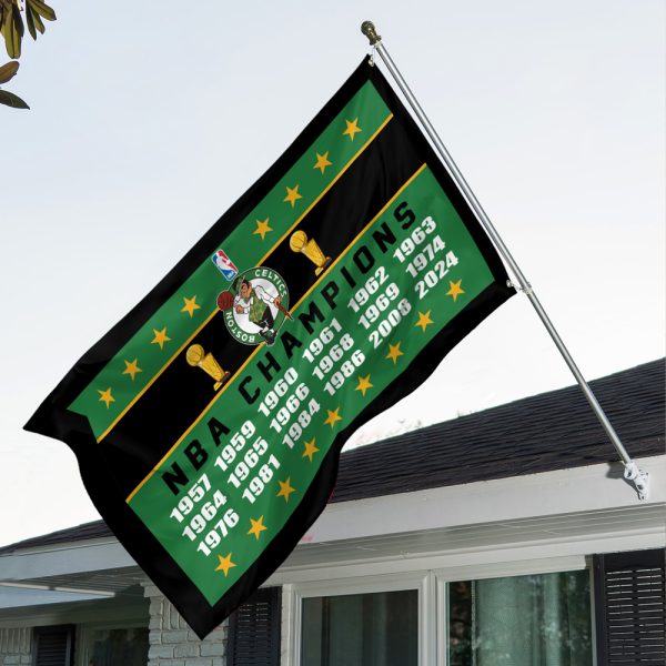 Boston Celtics 3D House Flag - HUANNM 5396