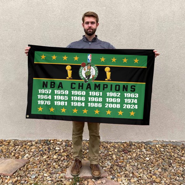 Boston Celtics 3D House Flag - HUANNM 5396