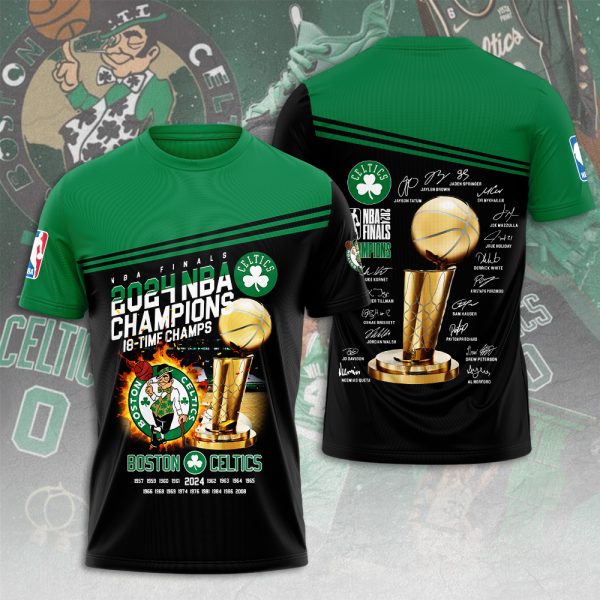 Boston Celtics 3D Apparel - HUANNM 5402
