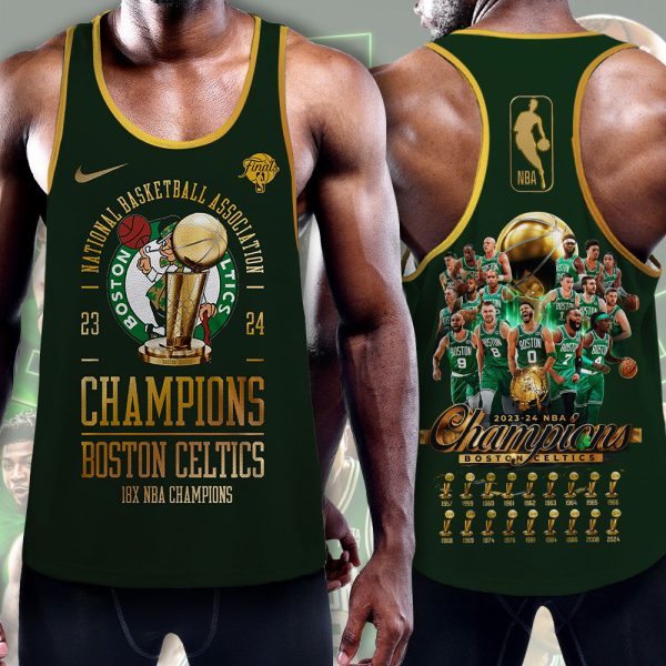 Boston Celtics Y-Back Muscle Tank Top - MAITM 7123
