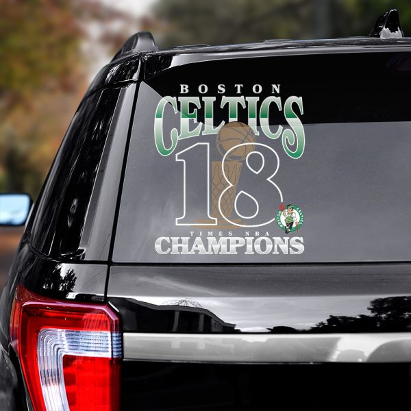 Boston Celtics 3D Decal – TANTN 7040
